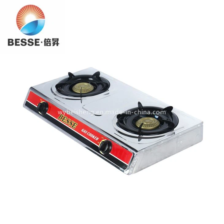 Stainless Steel Gas Cooker/stove KITHCHENWARE With 2 Burners Stainless Steel Gas Cooker/stove KITHCHENWARE With 2 Burners